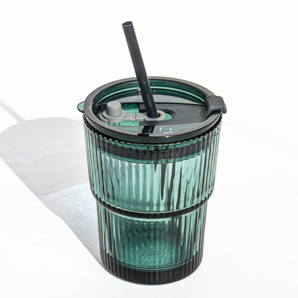 Go Green - Sipper with Straw & Lid