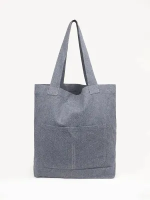 Gray Recycled Hemp Tote Bag Gray Recycled Hemp Tote Bag