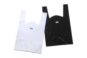Hand Painted Logo Graphic Shopping Bag Hand Painted Logo Graphic Shopping Bag