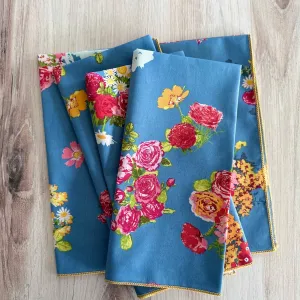Happy Day Cloth Napkins - Set of 4 Happy Day Cloth Napkins - Set of 4
