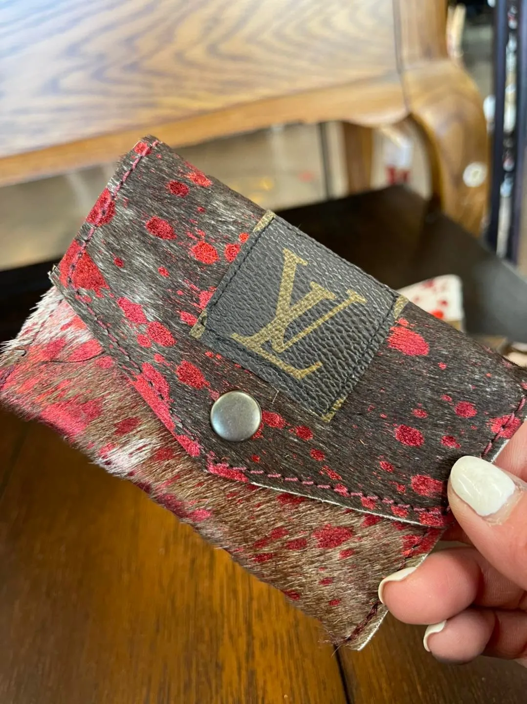 HC Repurposed LV Wallet - 5 x 3
