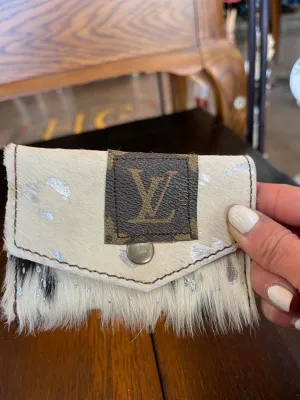 HC Repurposed LV Wallet - 5 x 3 HC Repurposed LV Wallet - 5 x 3