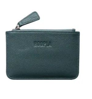 HOOPLA LEATHER COIN PURSE TEAL HOOPLA LEATHER COIN PURSE TEAL