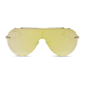 IMANI - GOLD   BRILLIANT GOLD MIRROR SUNGLASSES IMANI - GOLD   BRILLIANT GOLD MIRROR SUNGLASSES