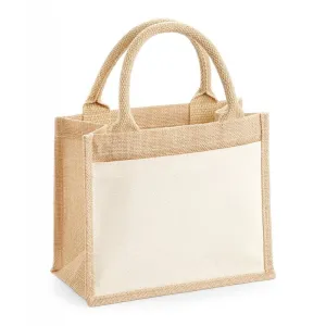 Jute Bag with Polyester Pocket Jute Bag with Polyester Pocket