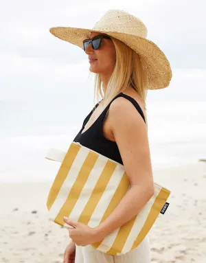 Large Stash Base Pouch - Mustard Stripe Large Stash Base Pouch - Mustard Stripe