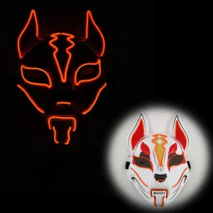 LED Fox Orange Mask LED Fox Orange Mask