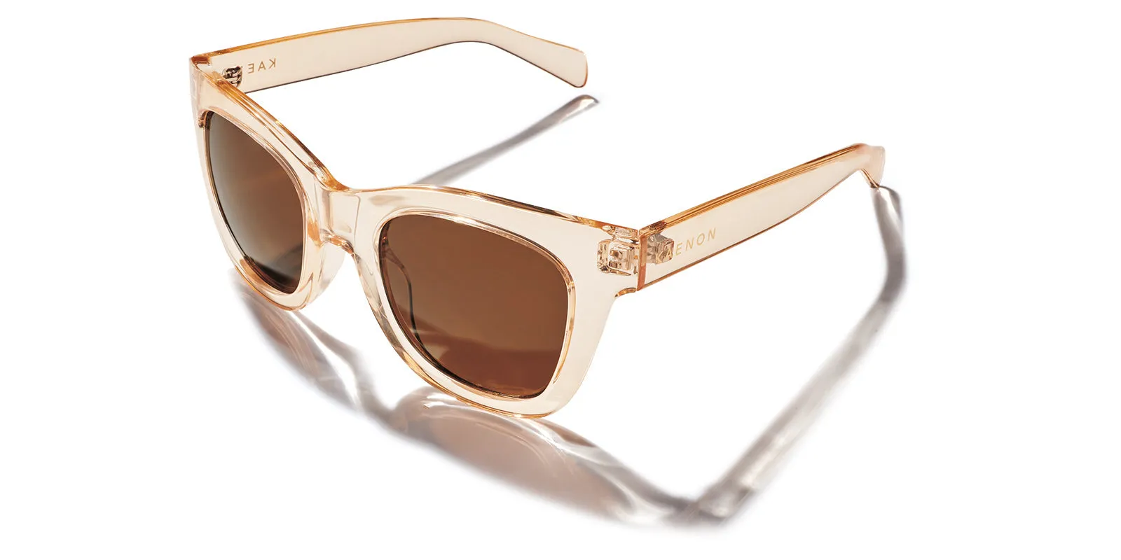 Lido Polarized Sunglasses - Champagne / Brown 12