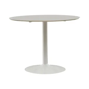 Lowry Round Dining Table White Lowry Round Dining Table White