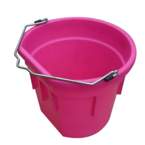 Master Rancher MR20QP/FSB-HTPINK 20-Quart Pink Flat Back Sided Utility Bucket Pail - Quantity of 1 Master Rancher MR20QP/FSB-HTPINK 20-Quart Pink Flat Back Sided Utility Bucket Pail - Quantity of 1
