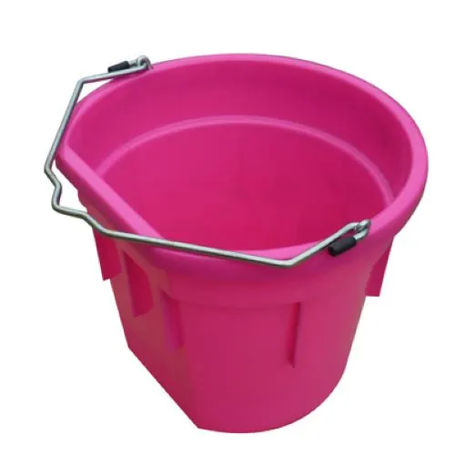 Master Rancher MR20QP/FSB-HTPINK 20-Quart Pink Flat Back Sided Utility Bucket Pail - Quantity of 1