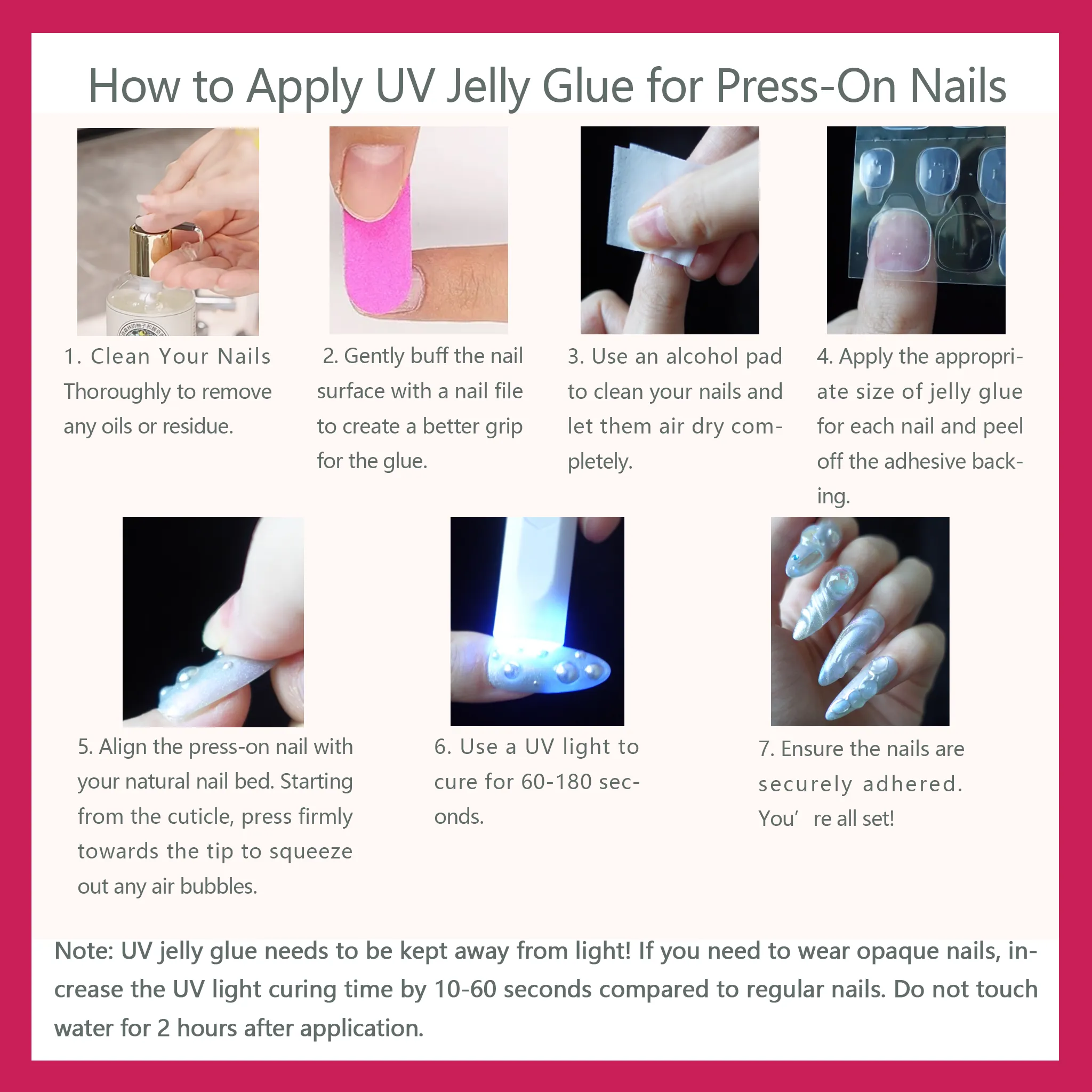 Milky Rainbow |  Colourful and Stylish Summer   | Long Trapezoid | Custom Press On Nails