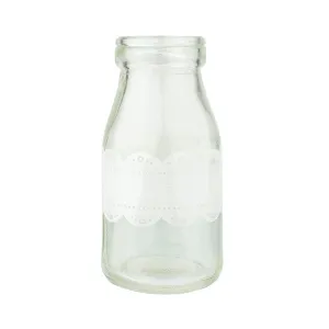Mini Milk Bottle - Lace Mini Milk Bottle - Lace