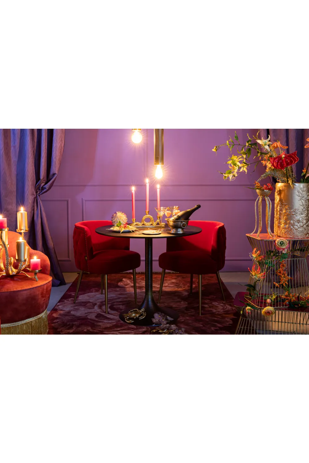 Modern Glam Side Table | Bold Monkey No Offence