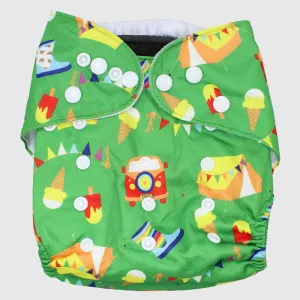 Multicolored Adjustable And Reusable Diaper Multicolored Adjustable And Reusable Diaper