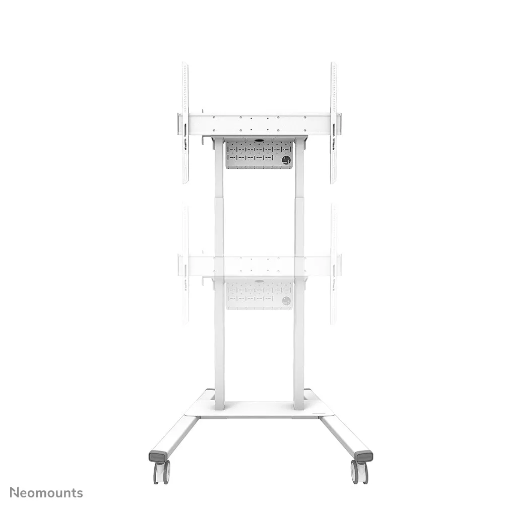 Neomounts Fl55-875Wh1 - Cart - For Flat Panel - Motorised - Lockable - Steel - White - Screen Size: 55"-100" - For Neomo