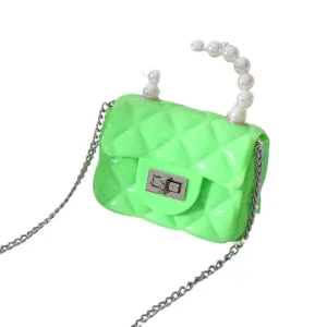 Neon Green Mini Jelly Fashion Purse Neon Green Mini Jelly Fashion Purse
