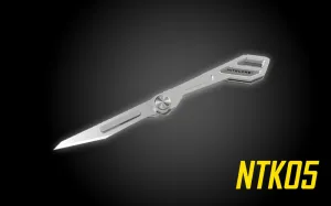 NITECORE NTK05 TITANIUM FOLDING SCALPEL KEYCHAIN KNIFE NITECORE NTK05 TITANIUM FOLDING SCALPEL KEYCHAIN KNIFE