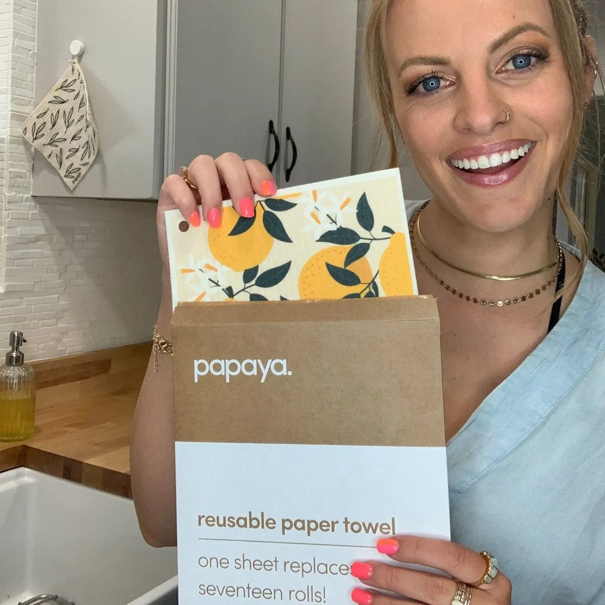 Papaya Reusable Towels