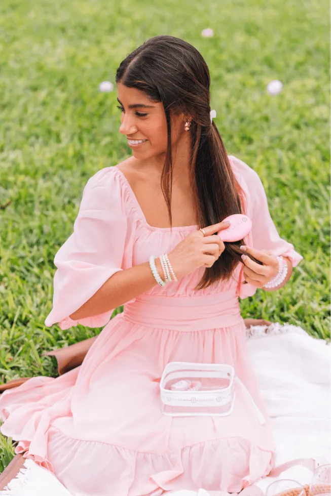 Pink Mini Hair Brush