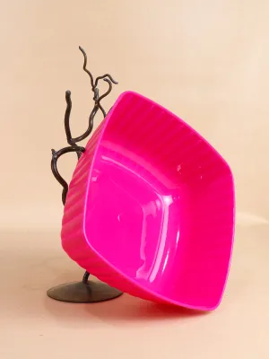 Pink Plastic Serving Bowl/Container MB11 Pink Plastic Serving Bowl/Container MB11