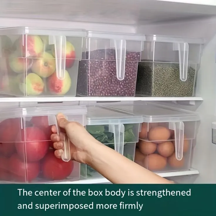 Plastic Rectangular Refrigerator Storage Box