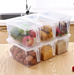 Plastic Rectangular Refrigerator Storage Box Plastic Rectangular Refrigerator Storage Box