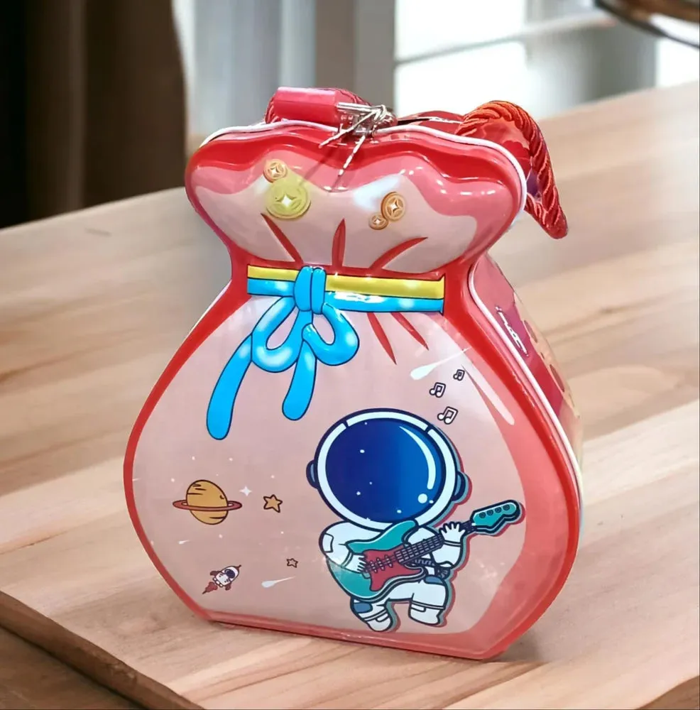 Potli Shaped Piggy Bank for Kids Random 1pc