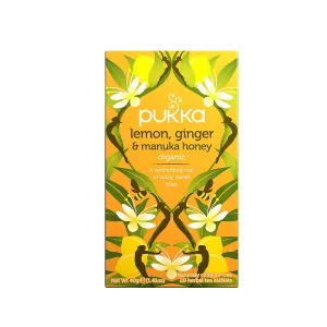 Pukka Lemon, Ginger & Manuka Honey Tea 20 Bags Pukka Lemon, Ginger & Manuka Honey Tea 20 Bags