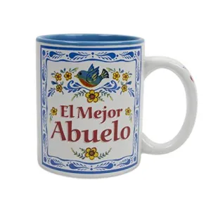 "El Mejor Abuelo" Design Color Ceramic Coffee Mug by E.H.G | 12 oz "El Mejor Abuelo" Design Color Ceramic Coffee Mug by E.H.G | 12 oz