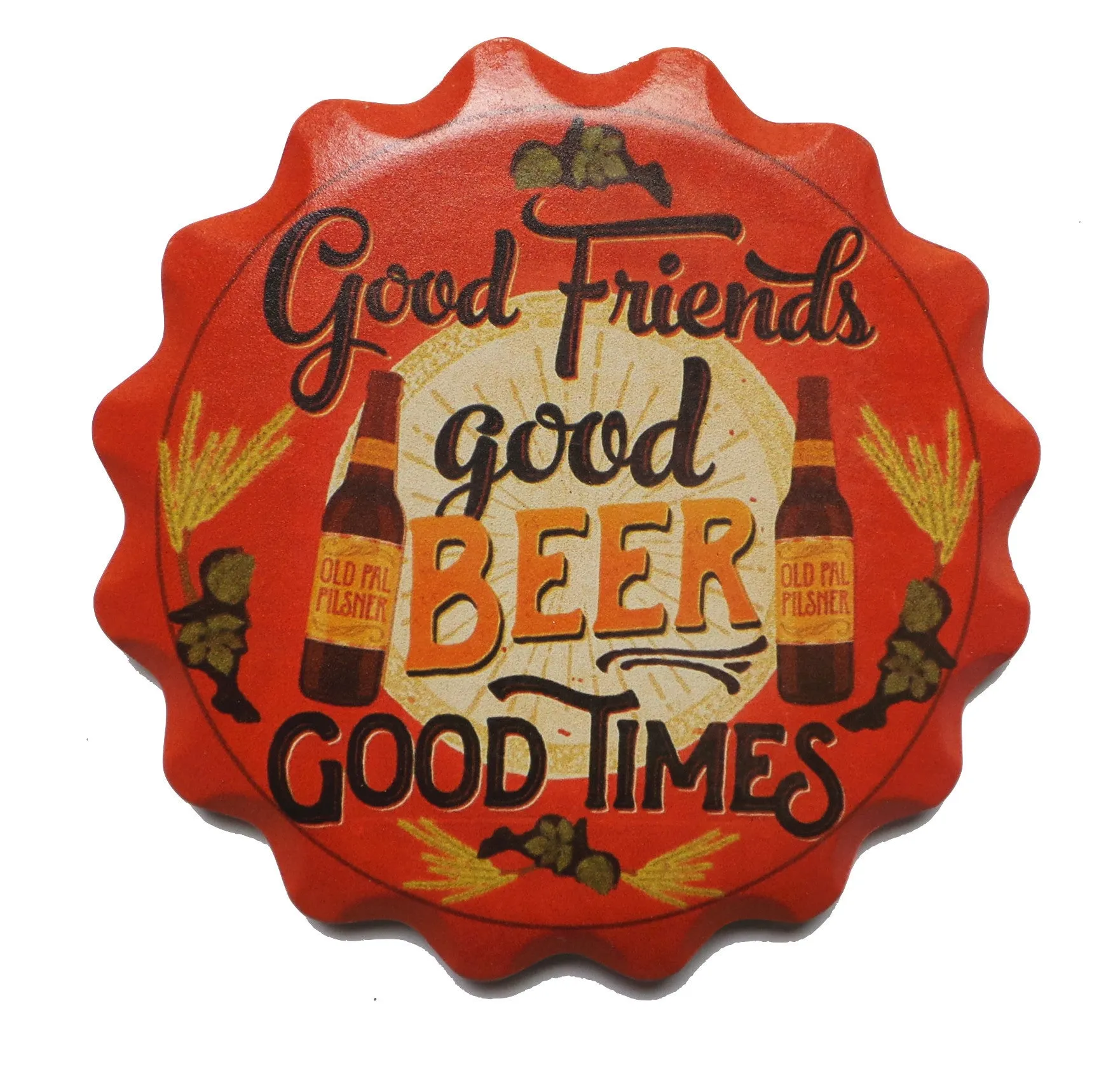 "Good Friends, Good Beer, Good Times" Coaster Set