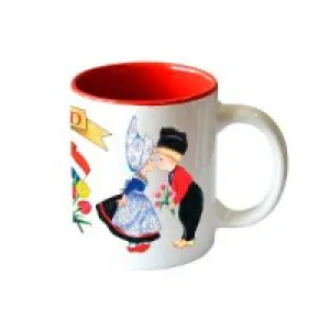 "I Love Holland" Coffee Mug with Dutch Kissing Couple "I Love Holland" Coffee Mug with Dutch Kissing Couple