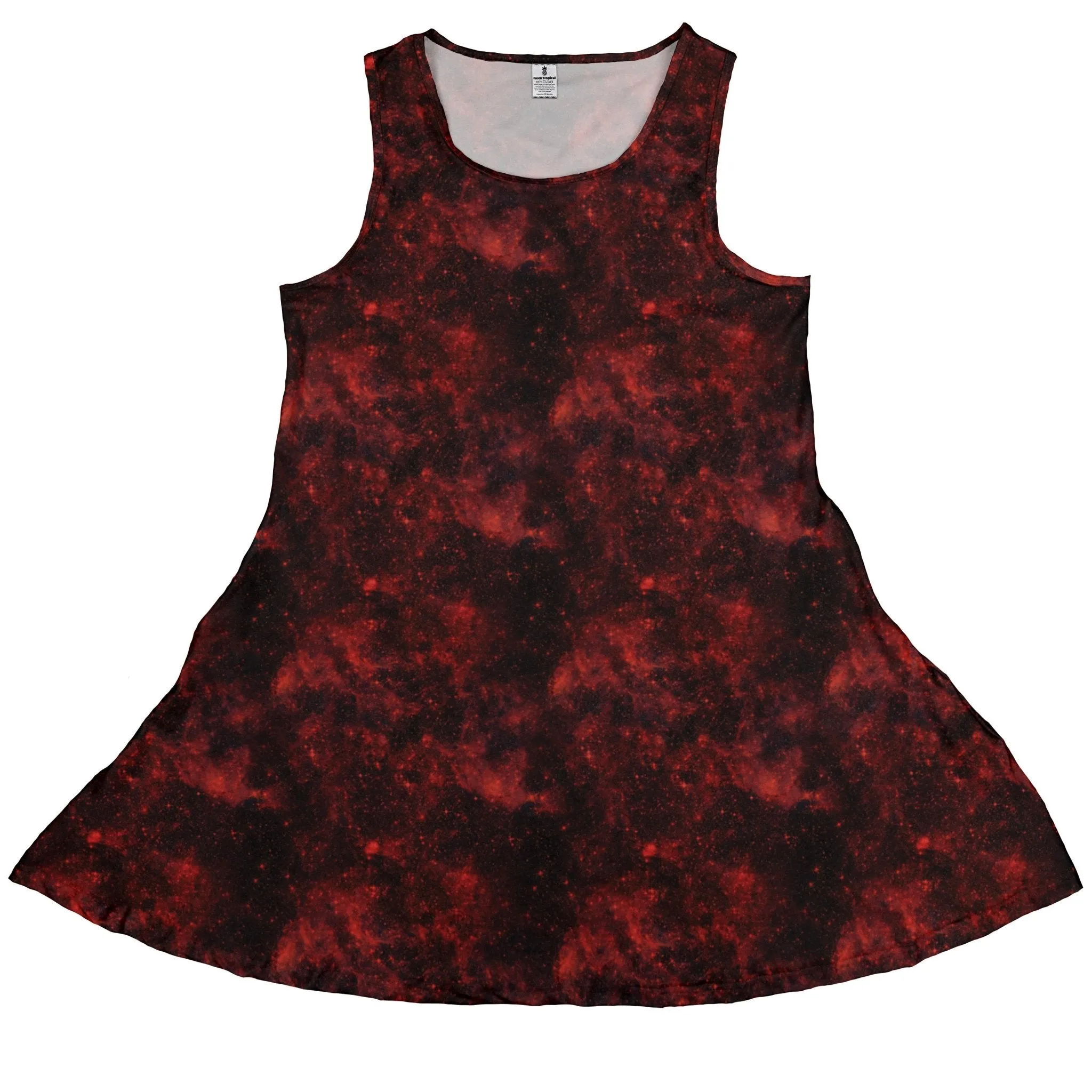 Red Nebula Space Dress