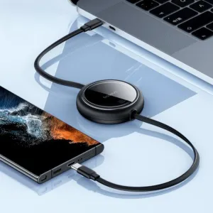 Retractable Compact Ultra Fast Charging Cable Retractable Compact Ultra Fast Charging Cable