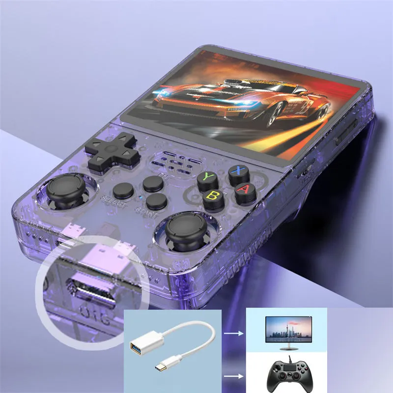 Retro Handheld 3D Video Game Console