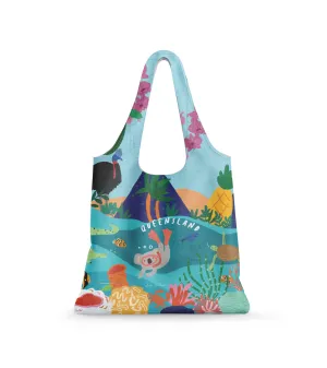 Reusable Shopping Bag - Queensland by Suki McMaster Reusable Shopping Bag - Queensland by Suki McMaster