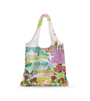 Reusable Shopping Bag - Sydney Icons by Suki McMaster Reusable Shopping Bag - Sydney Icons by Suki McMaster