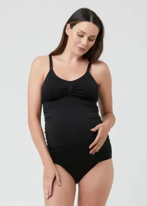 Seamless Nursing Tank - Black Seamless Nursing Tank - Black
