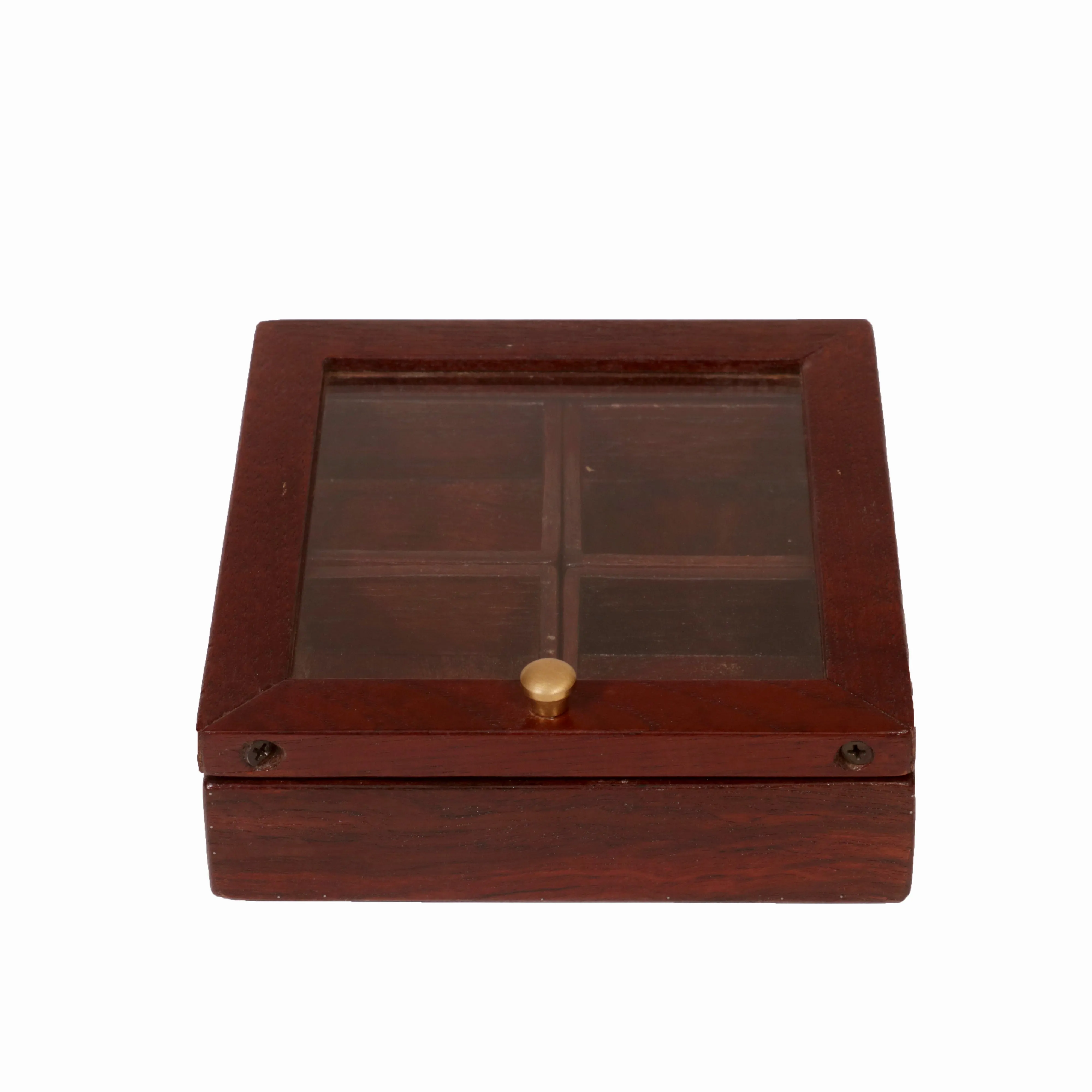 Solid Indian Teak wood Masala Box