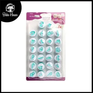 Stylish Alphabet Plunger Cutter Set 26Pcs Set Stylish Alphabet Plunger Cutter Set 26Pcs Set