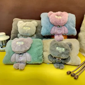 Stylish Happy Teddy Bear Hot Water Electrical Pillow Stylish Happy Teddy Bear Hot Water Electrical Pillow