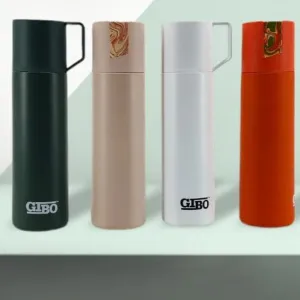 Stylish matt-steel thermos  bottle.(500mL) Stylish matt-steel thermos  bottle.(500mL)