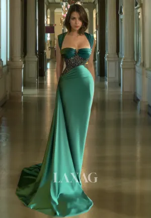 Sweetheart Sheath&Column Prom Dress Halter Court Train Long Formal Party Dress Sweetheart Sheath&Column Prom Dress Halter Court Train Long Formal Party Dress
