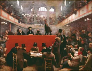 The Graford Room (la salle Graffard) - Jean Béraud Painting - Framed Prints The Graford Room (la salle Graffard) - Jean Béraud Painting - Framed Prints