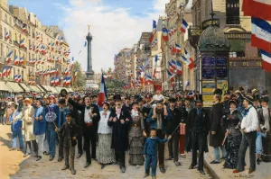 The Marseillaise (La Marseillaise) - Jean Béraud Painting - Framed Prints The Marseillaise (La Marseillaise) - Jean Béraud Painting - Framed Prints