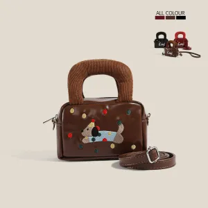 Trendy Dachshund Design Handbag Trendy Dachshund Design Handbag