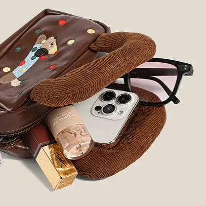 Trendy Dachshund Design Handbag