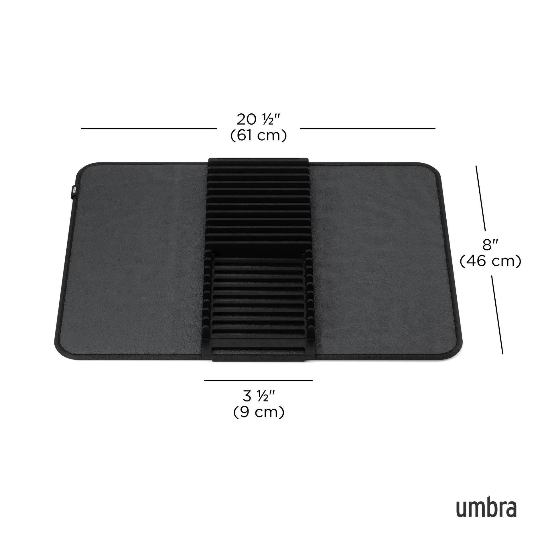 UDry Dish Drying Rack with Mat