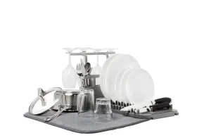 Udry Dish Rack With Dry Mat Udry Dish Rack With Dry Mat