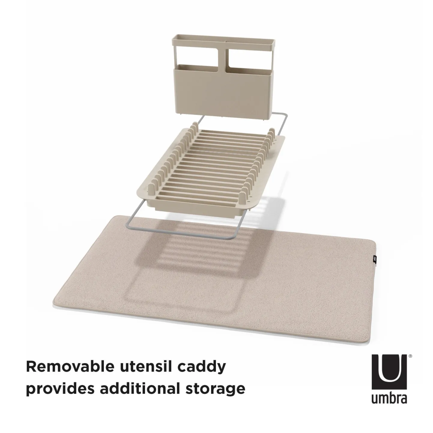 UDRY OVER THE SINK DISH RACK LATTE